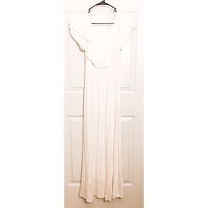 Off the shoulder maxi dress